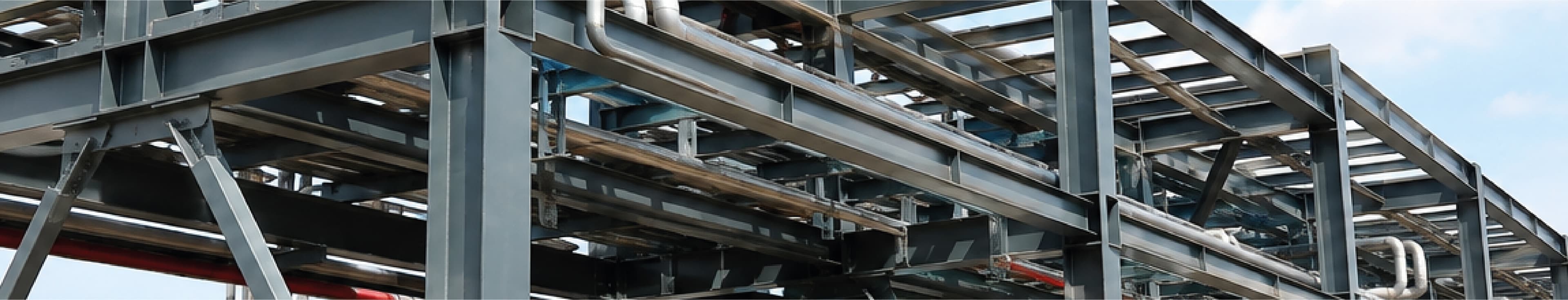 Pipe racks in hollow section