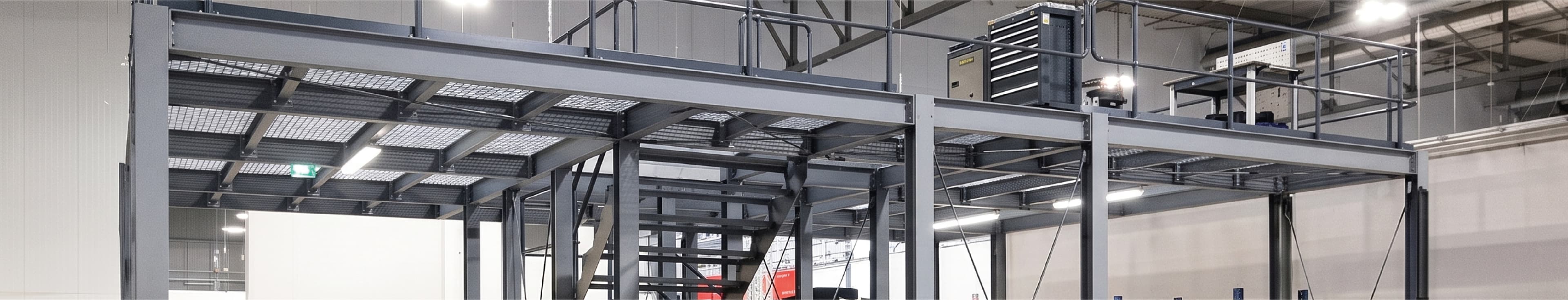 Exhibition stall frame in hollow section